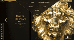 Desktop Screenshot of hoteldavinciparis.com