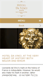 Mobile Screenshot of hoteldavinciparis.com